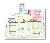 Spacious apartment - 70 m² for up to 5 people